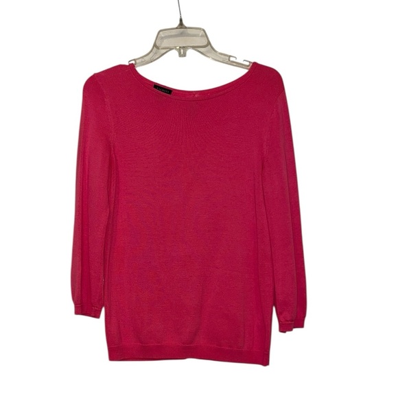 Talbots Pink Bonnie Bows Crewneck Sweater Size XS - Picture 5 of 10